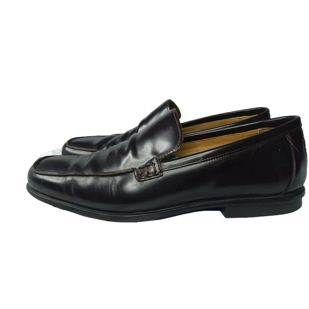 Coach Jerry Loafers Men’s Size 9 Shoes Italian Leather Dark Brown